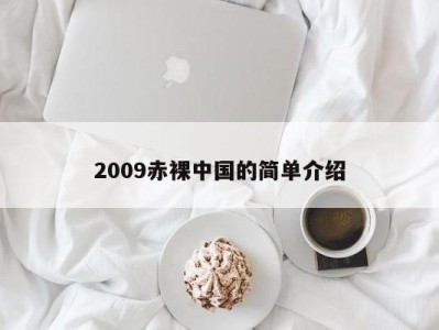 2009赤裸中国的简单介绍