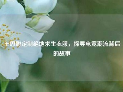 王思聪定制绝地求生衣服，探寻电竞潮流背后的故事