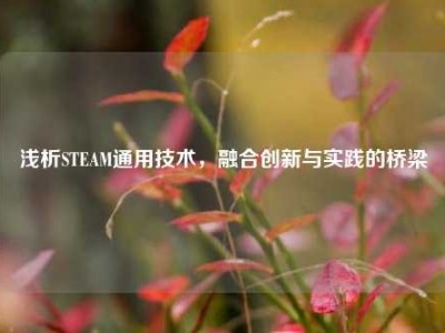 浅析STEAM通用技术，融合创新与实践的桥梁